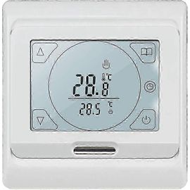 Thermostat de chauffage au sol électrique programmable 16A avec capteur,thermostat d'ambiance numérique,régulateur de chauffage par le sol LCD SZRH A-F