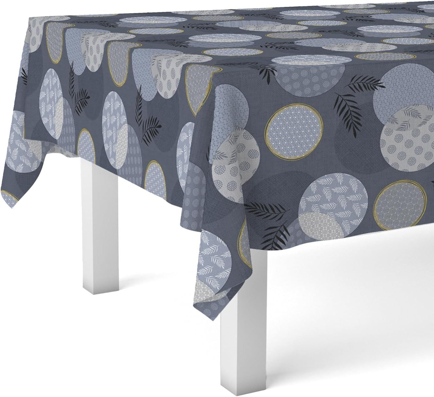 Anro Nappe En Toile Cirée Motifs De Noël Rouge , Toile Cirée, Schnittkante, 200x140cm