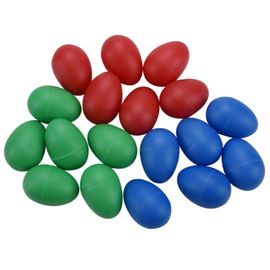 18pcs Oeuf Shakers Oeuf En Plastique Musique Shakers Pour Enfants Maracas Oeufs Percussion Jouets