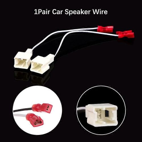 1 Paire De Voiture Tweeter Tableau De Bord Haut-Parleur Avant Faisceau De Câbles Adaptateur Câble Connecteur Câble Câble Pour Haut-Parleur De La Série Nissan Renault