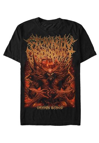 Extermination Dismemberment - Carnivore Outraged - T-Shirt - Noir - L - 100% Coton,Jersey