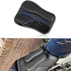 Coussin De Selle De Moto 3d Coussin De Selle De Moto Confortable Structure De Miel Respirante Accessoires De Coussin De Siège De Moto