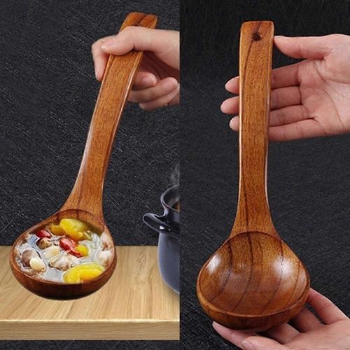 Cuillère À Soupe De Cuisine Manche Long Cuillère À Soupe De Riz À Dessert En Bois Cuillère À Café Ustensile De Cuisine Cuillère À Agitation De Cuisine