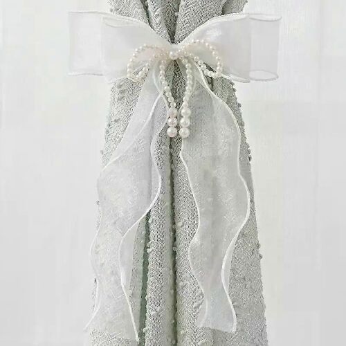 Rideaux Tirages Bowknot Porte-Rideaux Embrasses Rideaux Supports De Draperies Décor De Fenêtre Arc En Forme D'embrasses De Draperie Retenue Décorative