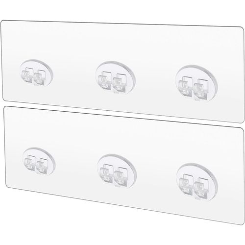 Loc-Lot De 2 Crochets Adhésifs De Rechange Pour Étagère De Douche,Sans Perçage,Crochets Autocollants Solides Pour Étagère De Douche D'Angle