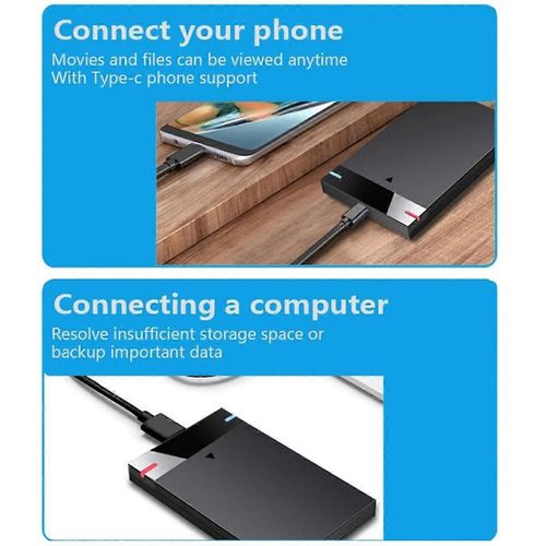 Boîtier SSD 2,5 pouces mécanique série SATA USB 3.0,A