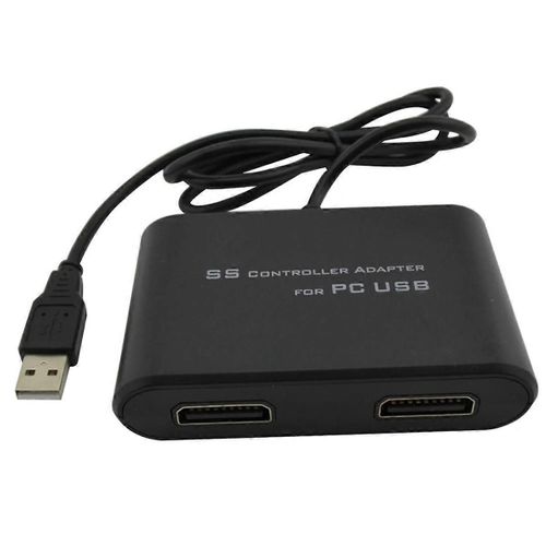 Adaptateur De Manette Usb Pour Manette De Jeu Sega Saturn Ss Controller