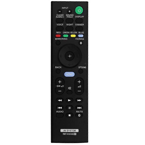 RMT-AH240E Télécommande Remplacer pour Sony Soundbar SA-NT5 SA-WCT790