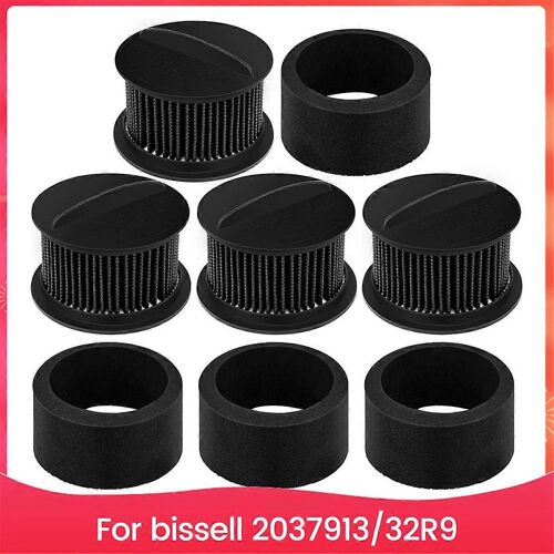 4PCS 2037913 / 32R9 Filtre pour aspirateur PowerForce Compact Cleanview Helix Turbo Ensemble de filtres de remplacement