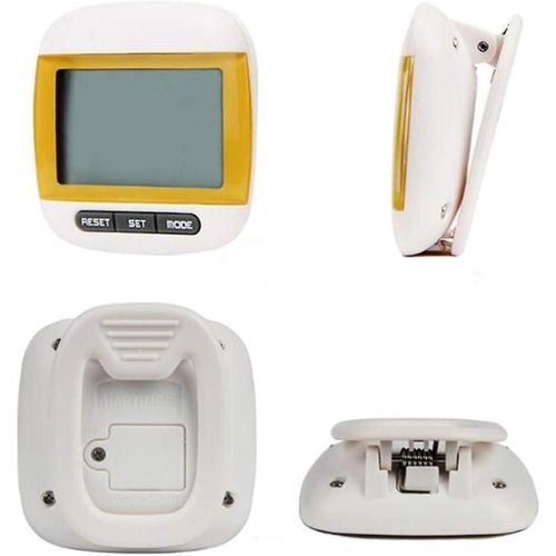 Podomètre Lcd Pour La Marche Clip Sur Compteur De Pas Portable Pour Les Pas Et Les Kilomètres Calories Hommes Femmes Enfants