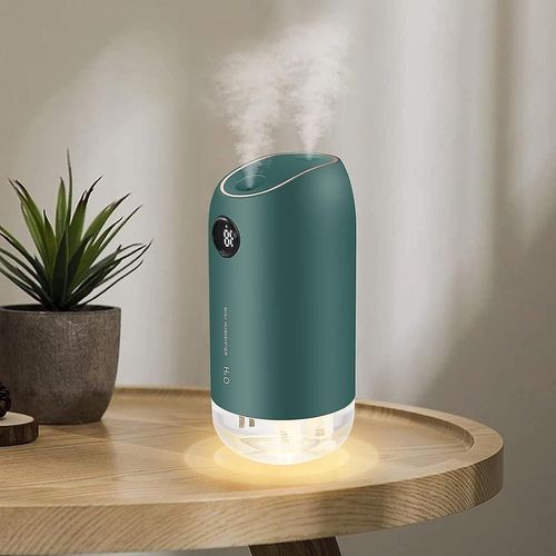Humidificateur d'air 500ML,Humidificateur d'air pour bébé à ultrasons silencieux 23dB,Humidificateur d'air domestique à arrêt automatique w