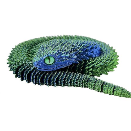 3d Viper Multi-Joint Mobile 3d Serpent Flexible Figure Articulée Modèle Cadeau Cadeau 3d Cadeau B