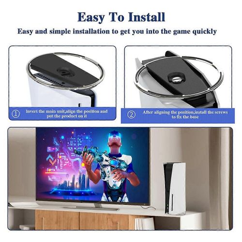 Support Vertical Mince Pour Ps5 Base Sécurisée Et Élégante