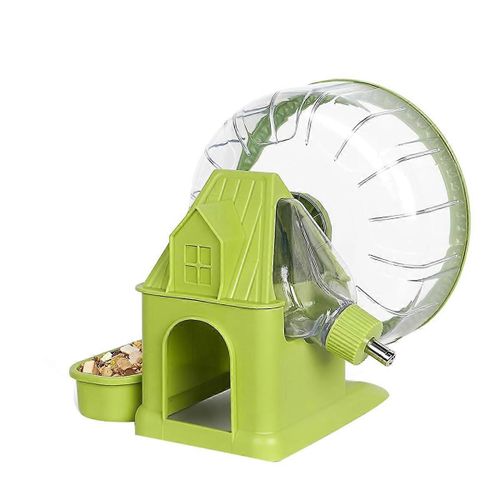Roue D'exercice Pour Hamster Silencieux 4 En 1,Vert Multifonctionnel