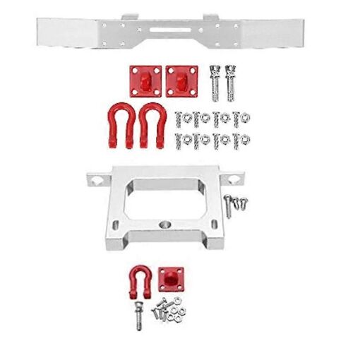 RC Car & Truck Upgrade Parts Métal Avant & Arrière Pare-chocs pour WPL B14 B16 Q60 Q61 1/16 RC Trail Crawle