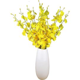 fleurs artificielles orchidées soie fausses fleurs en vrac,10 pcs (chacun 20""),pour fête de mariage h