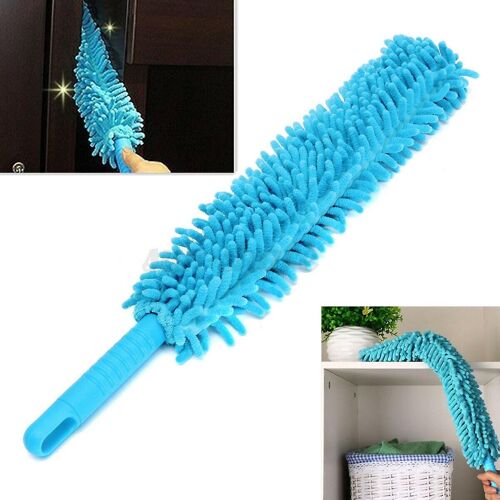 16 ""Brosse De Récurage De Voiture En Microfibre Flexible Poignée En Plastique Roue Lavage Outil De Nettoyage