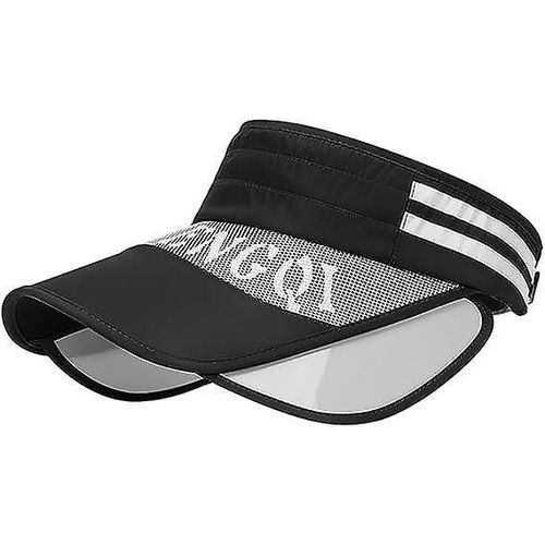 Casquette De Golf,Pare-Soleil Pour Femmes Et Hommes,Casquette De Sport,Chapeau De Sport,Chapeau De Loisirs De L'air,Chapeaux À Visière Anti-Uv,Noir