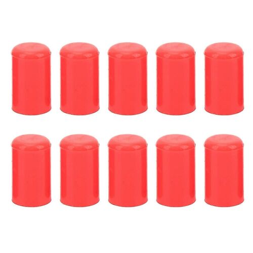 10pcs 12mm Admission Automatique Tuyau Aspirateur Couvercle Silicone Tuyau Obturateur Capuchons Tube Fin Insert Bouchons Rouge