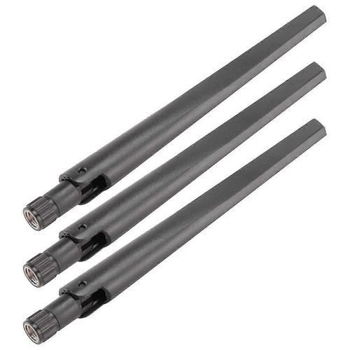 3 PCS Nouvelle Antenne WiFi En Métal De L'interface RP-SMA Avec Antenne Wifi Sans Fil Bi-Bande 5DBi 2.4G / 5G f
