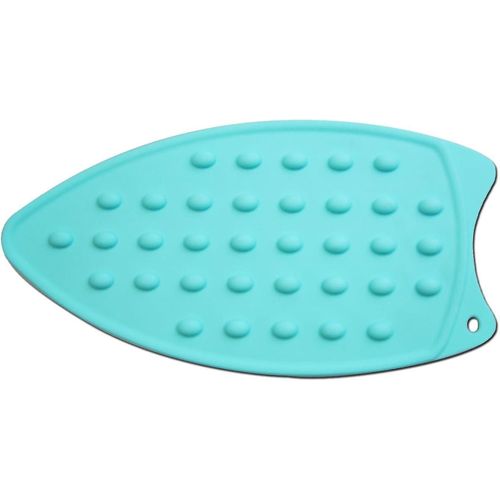 Coussin de repos en fer en silicone pour planche à repasser Tapis résistant à la chaleur (sarcelle)