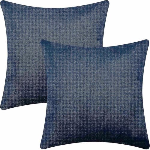 Paquet De 2 Housses De Coussin 18 X 18 Pouces,Taies D'oreiller Décoratives En Velours,Doux Solide Carré Jeter Pi