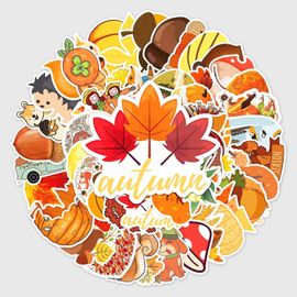 100 Automne Graffiti Autocollants Cross-border Mignon Dessin animé Petit Autocollants Frais DIY Skateboard Luggage S