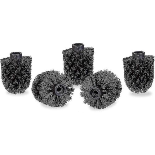 Tête De Brosse De Toilette Dans Un Lot De 5,Brosses De Toilette En Vrac Fil De 9,5 MM,Tête De Brosse De Rechange Diamètre 9 X 7 Cm