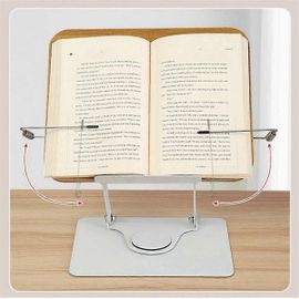 Support De Livre De Base Rotatif À 360 Degrés Pour La Lecture Présentoir De Livre Pliable Mains Libres Avec Papier C