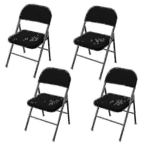 4 Pcs Chaise Pliante Couverture De Siège Divisé Pour La Maison De Mariage De Fête