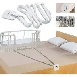 Ceinture Pour Lit Bébé,Fixation Lit D'appoint Sommier De Sommier,Ceinture De Lit D'appoint Blanc,Ceinture Pour Lits De Sommier Tapissier Fixation De Lit D'appoint
