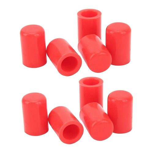 10pcs Kit De Couverture De Tuyau D'aspirateur D'admission Automobile 16mm De Diamètre Intérieur Capuchons De Tuyau D'aspirateur De Voiture Rouge