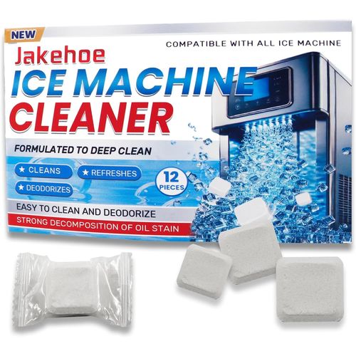 CHECARZHN--NO1-Lot De 12 Nettoyants Pour Machine À Glaçons, Compatibles Avec Opal, Nettoyant Pour Machine À Glaçons, Tablettes De Nettoyage Très Efficaces, Détartrant Pour Comptoir, Machines À Glaçon