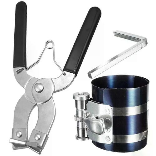 3Pcs Piston Segment Installer Piston Segment Plier Compresseur Outil Auto Maintenance Clamp Expander Plier Installateur pour moteur de voiture