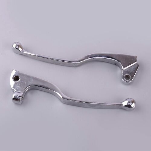 1 Paire De Moto Gauche Frein Droit Embrayage Levier Poignée Pour Yamaha V-Star 650 1100 Custom Xvs400 Dragstar 1999-2002 Chrome