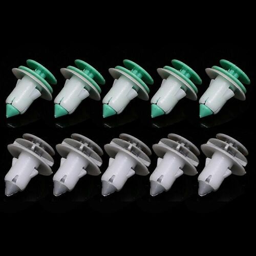 10pcs Clips Pour Les Panneaux De Garniture Intérieure De Voiture Intérieur De Panneau De Porte Garniture Clips De Retenue Vert Gris Pour Pour Dodge Car Accessor