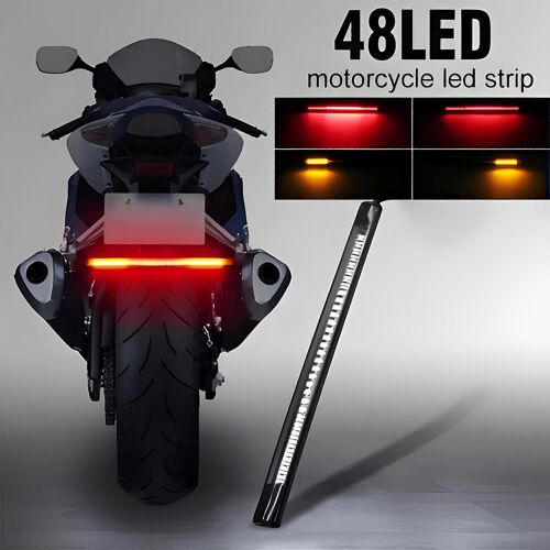 Bande Lumineuse Arrière Led Avec Indicateurs Led Pour Les Vélos Café Racer Et Tous Les Vélos