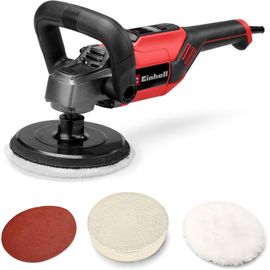 ChenQuanSarl-Polisseuse-Ponceuse Cc-Po 1100/150 Ce (1100 W, Ø 150 Mm Plateau De Polis , Vitesse De Rotation Électronique 500 - 3.500 Min-1, Électronique Constante, Accessoires Inclus)