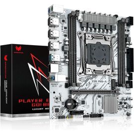 X99 Lga 2011-3 Micro Atx Server Carte Mère Pour Processeurs Intel Xeon E5 V3 V4 Series (Ddr4 Max 128 Go,Pcie 3.0,Nvme/Ngff M.2,Gigabit Lan,Sata 3.0,Usb 3.0),X99 Pr9-A