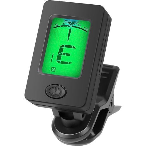 Chenquansarl-Capodastre Accordeur À Clipser Pour Guitare, Accordeur De Guitare Chromatique À Pince Tuner Portable, Accordeurs Numériques D'accessoires De Guitare Pour Guitare, Basse, Violon, Ukulélé