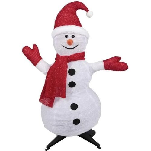 P'TIT Clown re22832 - Bonhomme de neige lumineux 90 cm
