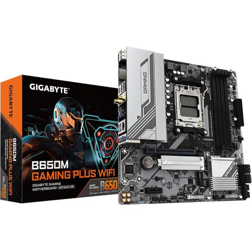 ChenQuanSarl-B650M Gaming Plus Wifi Carte Mère - Processeurs Amd Ryzen 9000, Vrm 5+2+2 Phases, Jusqu'À 8000 Mhz Ddr5, 2Xpcie 4.0 M.2, Lan 2.5Gbe, Wifi 6E, Usb 3.2 Gen 1