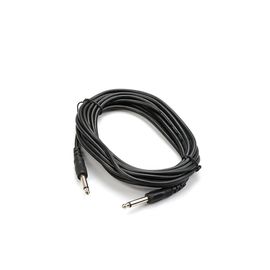 Loc-Câble De Guitare Droit De 4,9 M,Câble Audio De 6,35mm Pour Amplis De Guitare,Clavier Basse,Audio Professionnel Noir