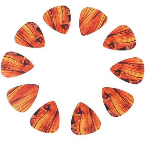 Chenquansarl-10pcs Médiators En Plastique De Guitare, 0.38mm Médiators Pour Instrument De Musique Guitare Ukelele Basse