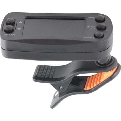 Chenquansarl-Tuner Et Métronome Numérique Lcd À Pince Portable 2 En 1 Avec Affichage Coloré Led Pour Guitare Basse Violon Ukulélé,Régulateur