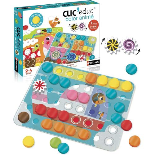 Chenquansarl-Clic Educ Color Animé - Jeu D'apprentis Des Couleurs Avec Effets D'optiques Dès 2 Ans