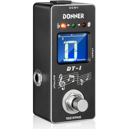 Chenquansarl-Pédale Accordeur Chromatique De Scène Guitare Guitare Pedal Tuner Dt-1