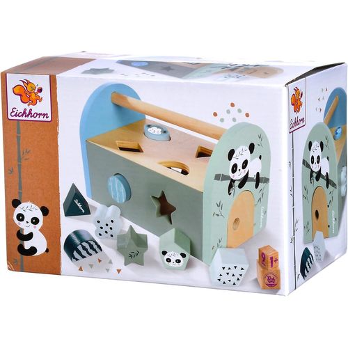 ChenQuanSarl-Panda Boîte À Formes - Jouet D'Eveil En Bois - 19Cm - 8 Formes - Dès 1 An - 100003807