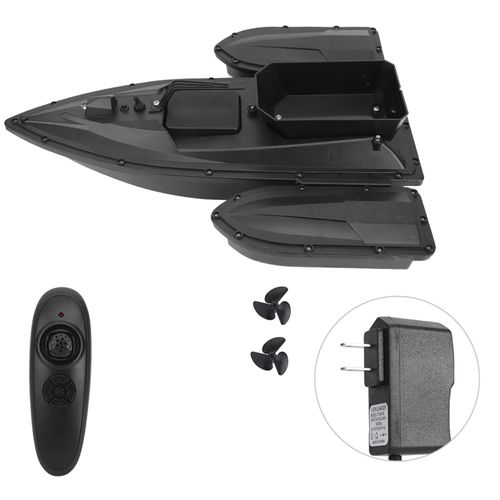 Bateau à appâts de pêche en plastique ABS, étanche à 500M, télécommande intelligente, aviron automatique, entrepôt unique, prise ShipUS