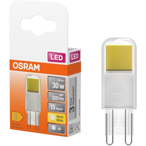 Led Base Pin G9 | Lot De 3 X Ampoule Led Culot G9, 2,60w = 30w Équivalent Incandescent | Clair| Blanc Chaud | 2700k